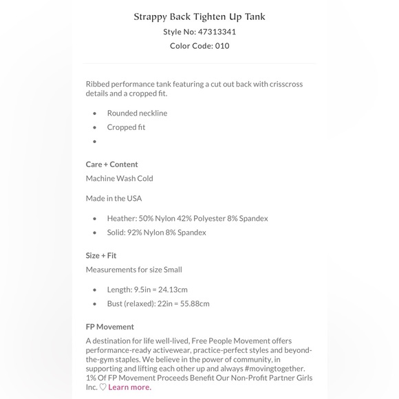 NEW Free People Strappy Back Tighten Up Tank | WHITE - Picture 8 of 8